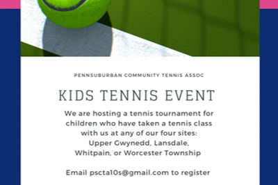 Kids Tennis Event! June 24th, 2023 9:30am-12:00pm